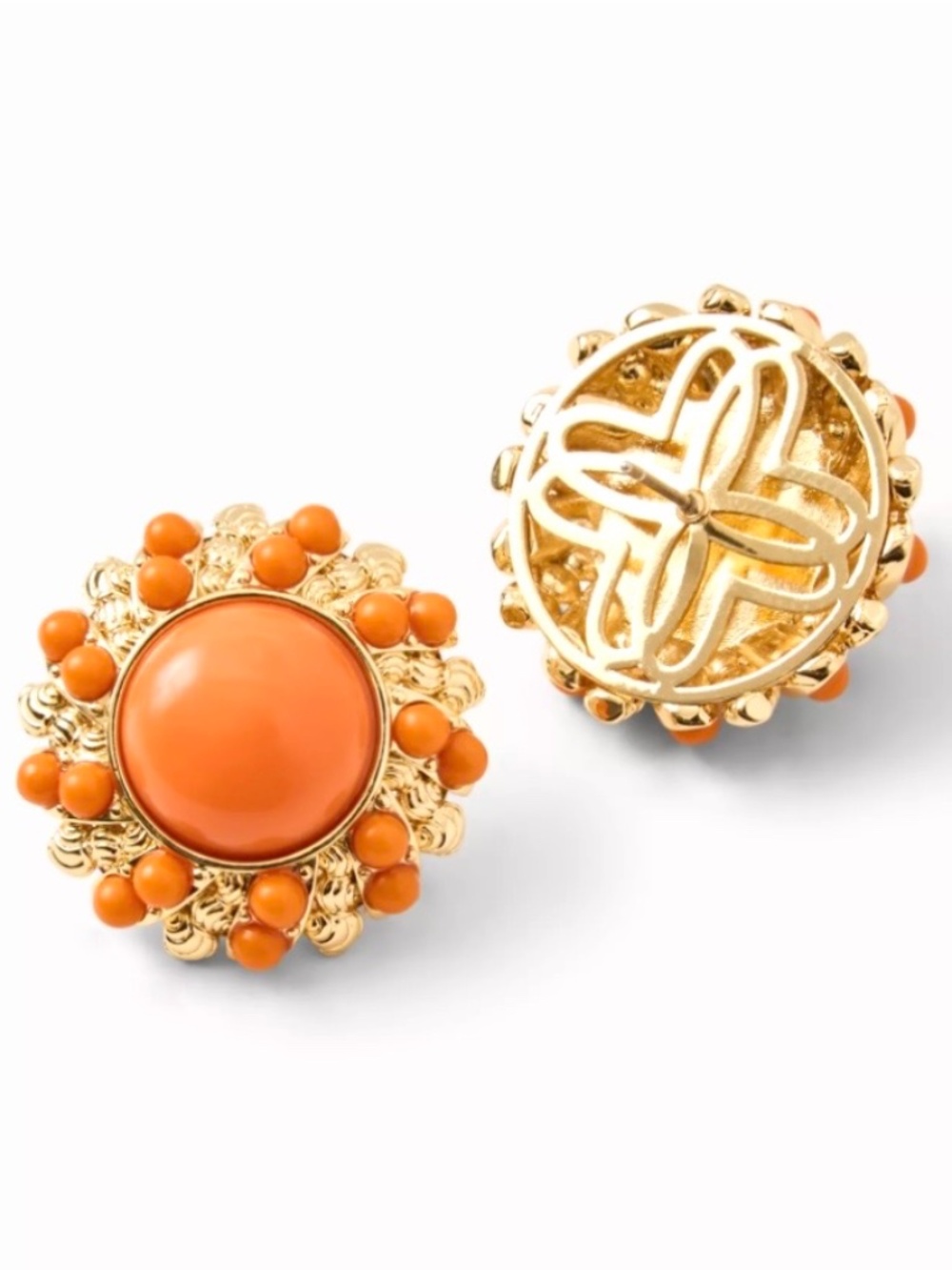 Lilly Pulitzer Seaside Harbour Earrings. Color: Sunset Orange - NWT